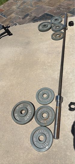 45lb Iron Weight Lifting Bar