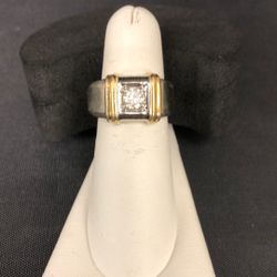 14k Ring Two Tone