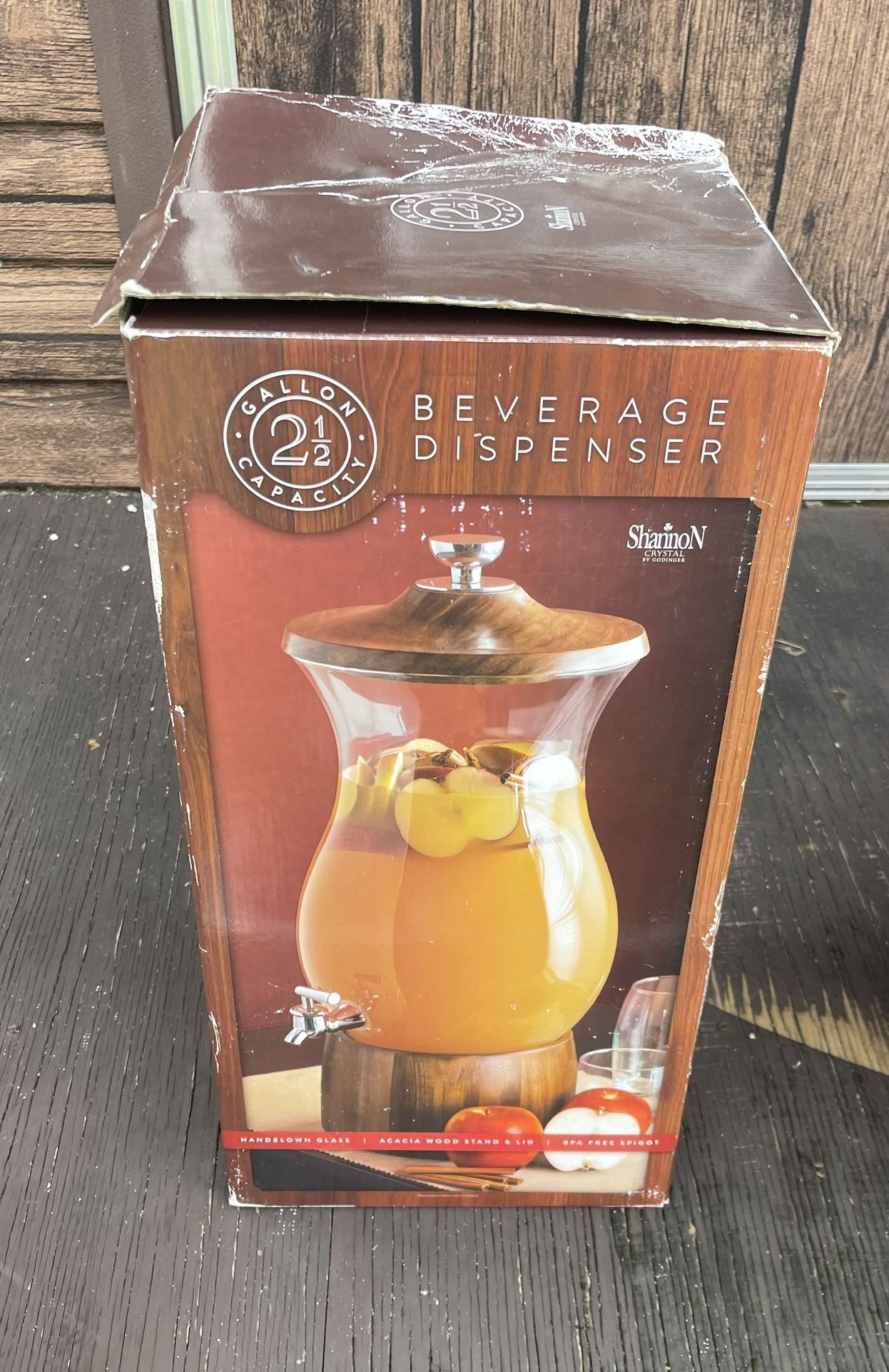 Drink Dispenser 2 1/2 Gallon Size Glass