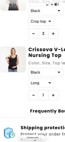 Crissova Nursing Tanks Brand New