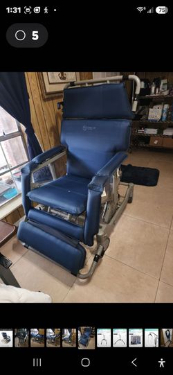 Convertible patient transfer chair