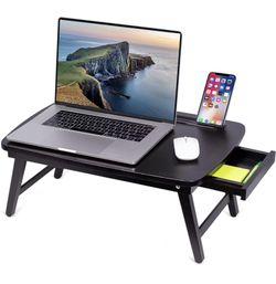 Espresso Portable Sit Or Stand Desk