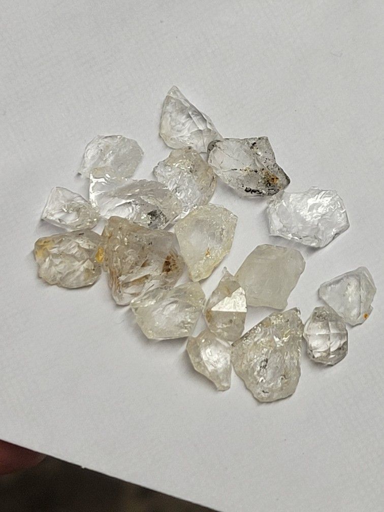 10X Grade A HERKIMER DIAMOND CHIPS & PIECES