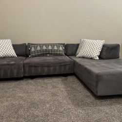 Grey Couch Sectional