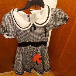 Girls Wind up doll costume size 10/12