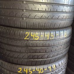 245/45/18 (2) Installed 