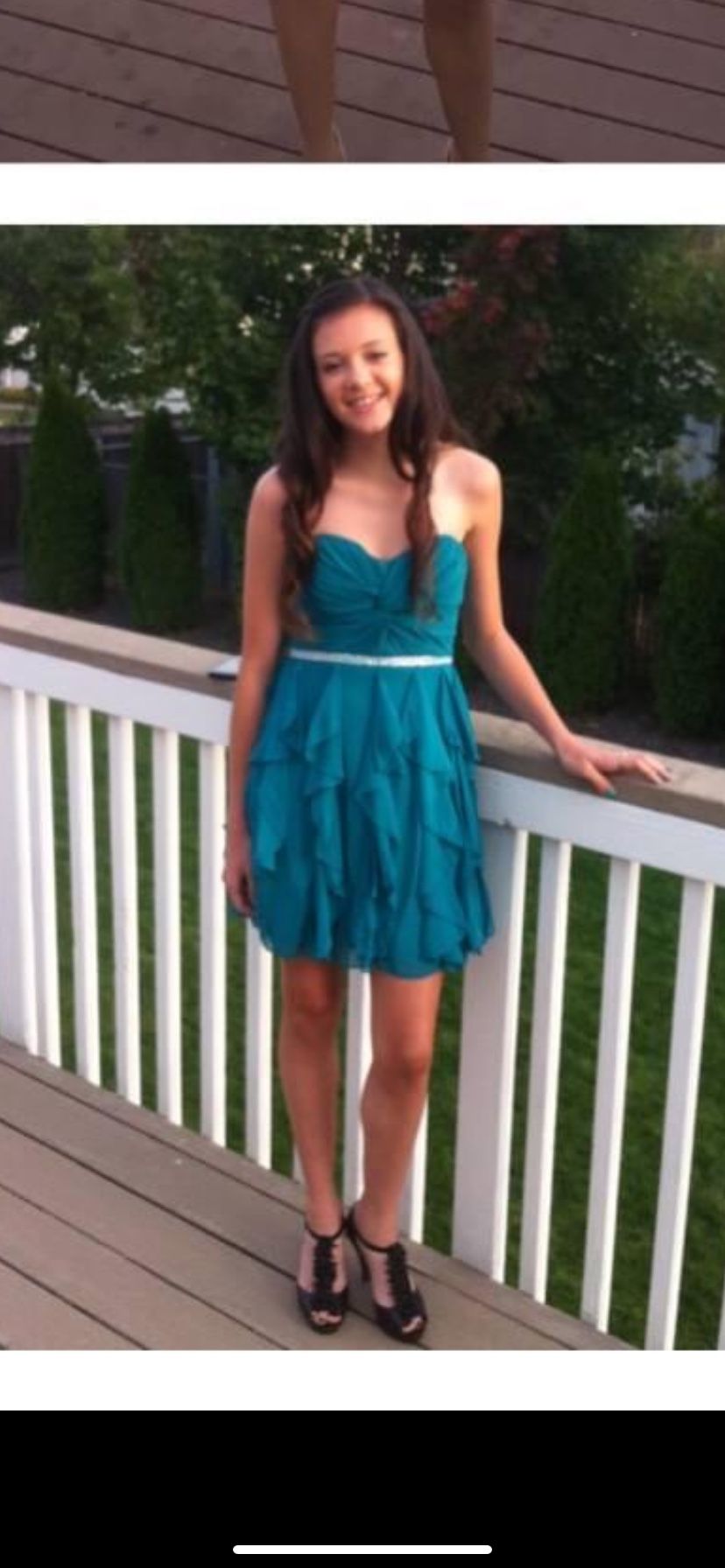 Homecoming, Bridesmaid, Teal, Dress