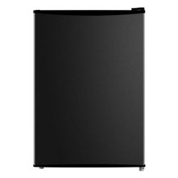 Mainstays 2.7 cu ft Single-Door Compact Refrigerator, Black, Adjustable Glass Shelves