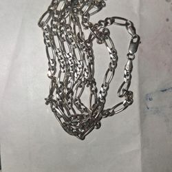 Silver Necklace 50" 