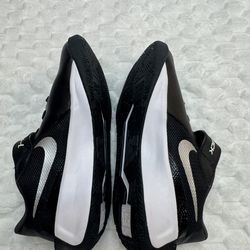Nike Hustle Quick DA2782-002 Kids Black White Athletic Basketball Shoes 13C