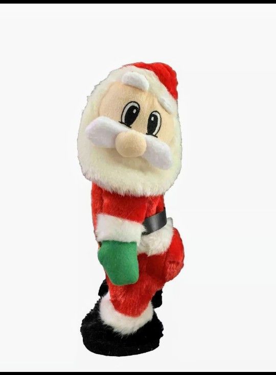 NIB Christmas Santa Claus Twisted Hip Singing Electric Toy Figure for Kids