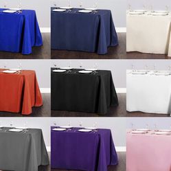 RENTING PARTY TABLE CLOTHS AND RUNNERS 