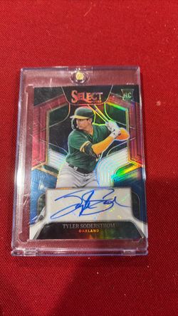 Tyler Soderstrom Panini Select RC Auto Card