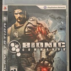 PS3 Video Game- BIONIC COMMANDO