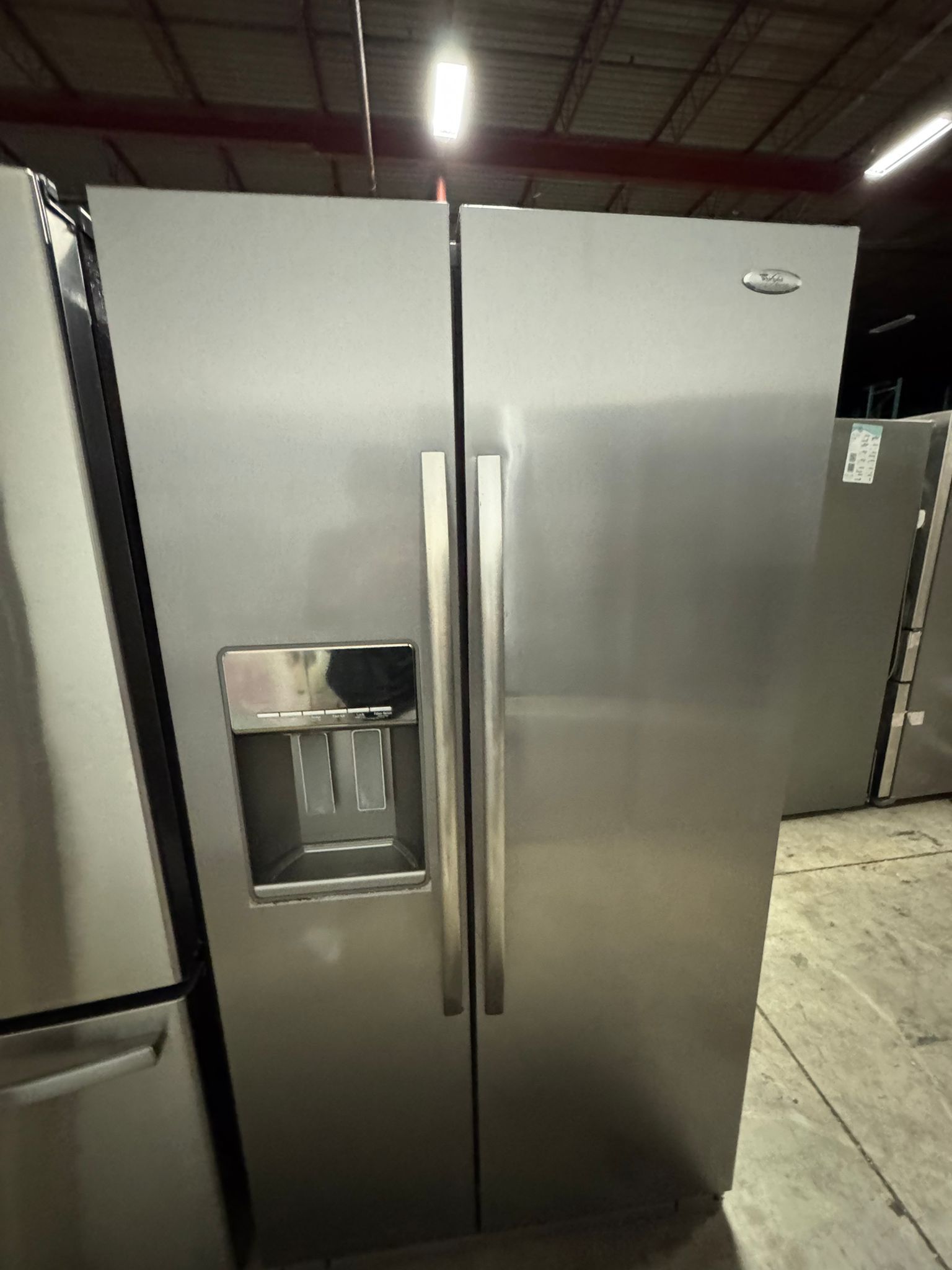 💥BIG SALE 🔥WHIRPOOL FEESTADING SIDE BY SIDE REFRIGERATOR IN FINGERPRINT RESISTANT STAINLESS STEEL 🤩💫