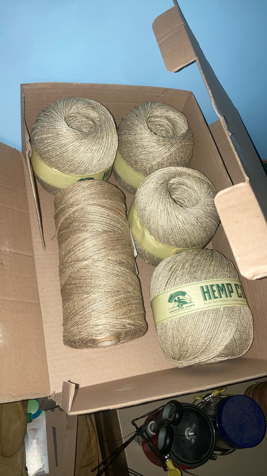 11 Rolls Of Hemp Cord
