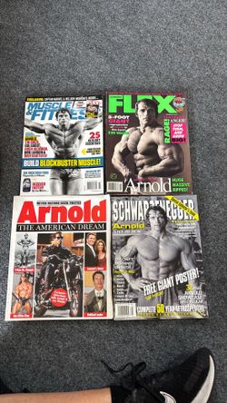 Vintage Arnold Schwarzenegger Magazines