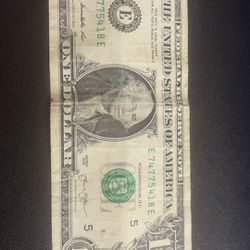 Rare SERIES 2013 $1 Dollar Bill !!PRICE NEGOTIATIONABLE!!