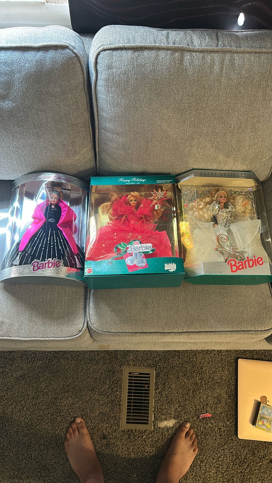 3 Holiday Special Edition Barbie 1990s