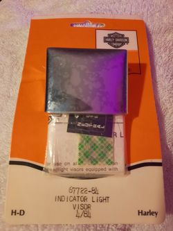 NEW! Harley Davidson Indicator Light Visor
