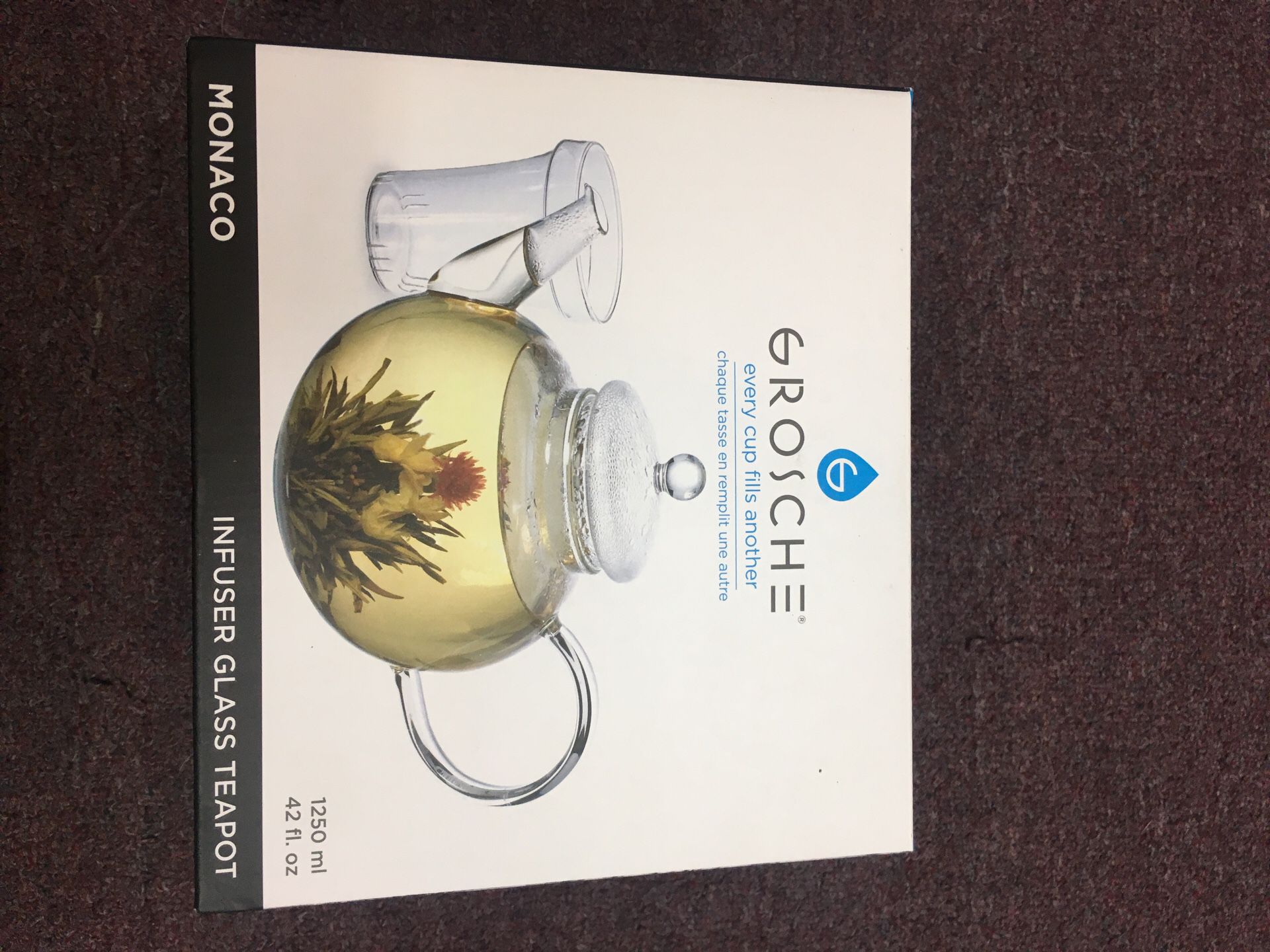 Grosche Monaco Infuser Glass Tea Pot BCP004558
