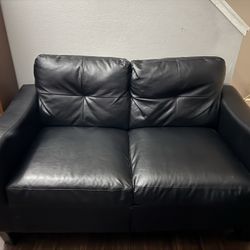 Leather Love Seat