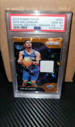 Zion rookie prizm psa 10