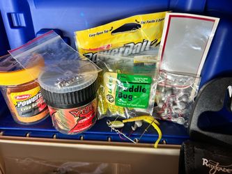 Mixed Fishing Tackle and Bait Lot