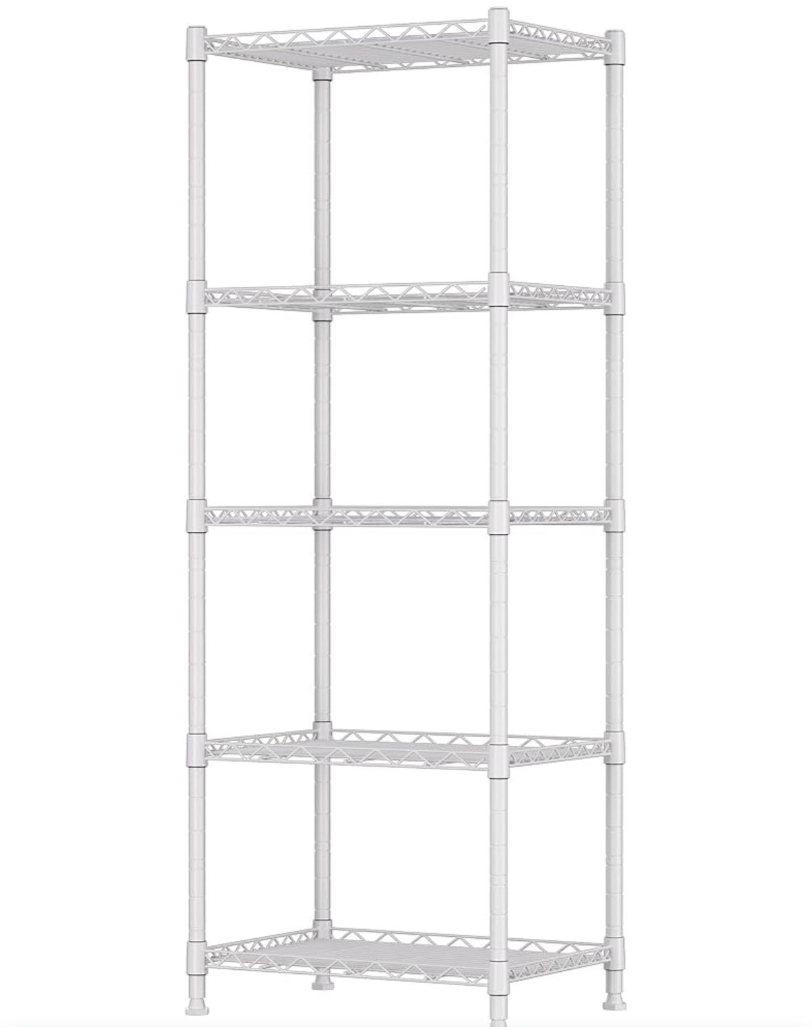 5-Wire Shelving Metal Storage Rack Adjustable Shelves New Open Box