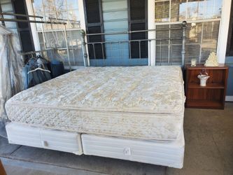 King size metal bed frame