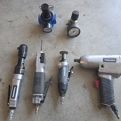 $100 all Or $20 Each Air Compressor Regulator Gauge Tools Impact Ratchet Grinder Cut Off Saw