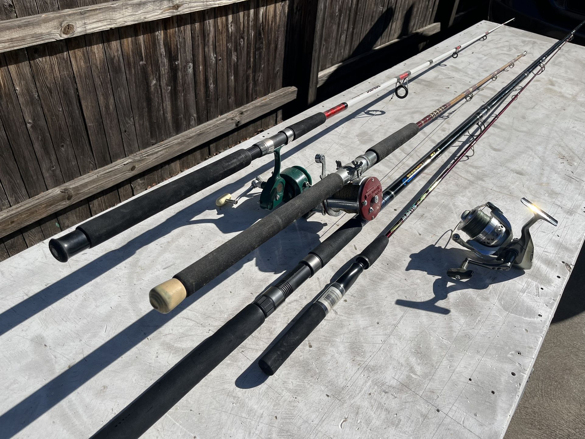 Random Variety of Fishing Rods/reels