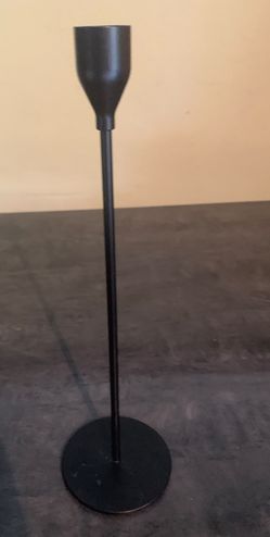 Black Metal Taper Candle Holder