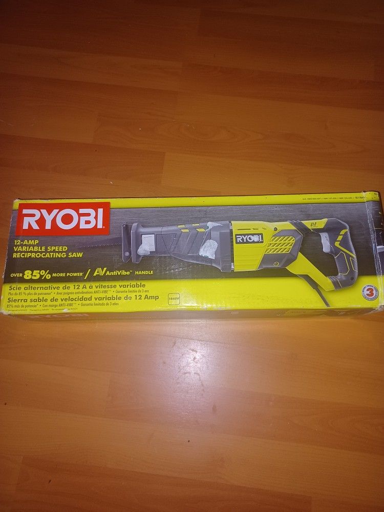 Ryobi Reciprocating Saw Sawzall