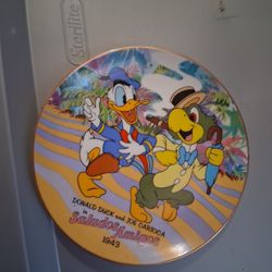 Disney Donald Duck 50th Aniversary Plate 