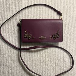 Coach Cali Cross Body w/ Crystal Appliqué 