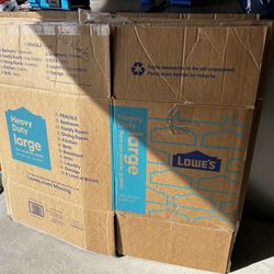 FREE: 4 Heavy Duty Large Moving Boxes