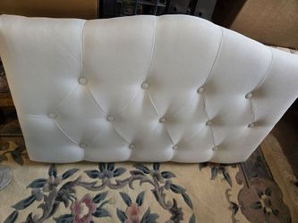 Designer Tufted Fabric Twin Headboard n frame