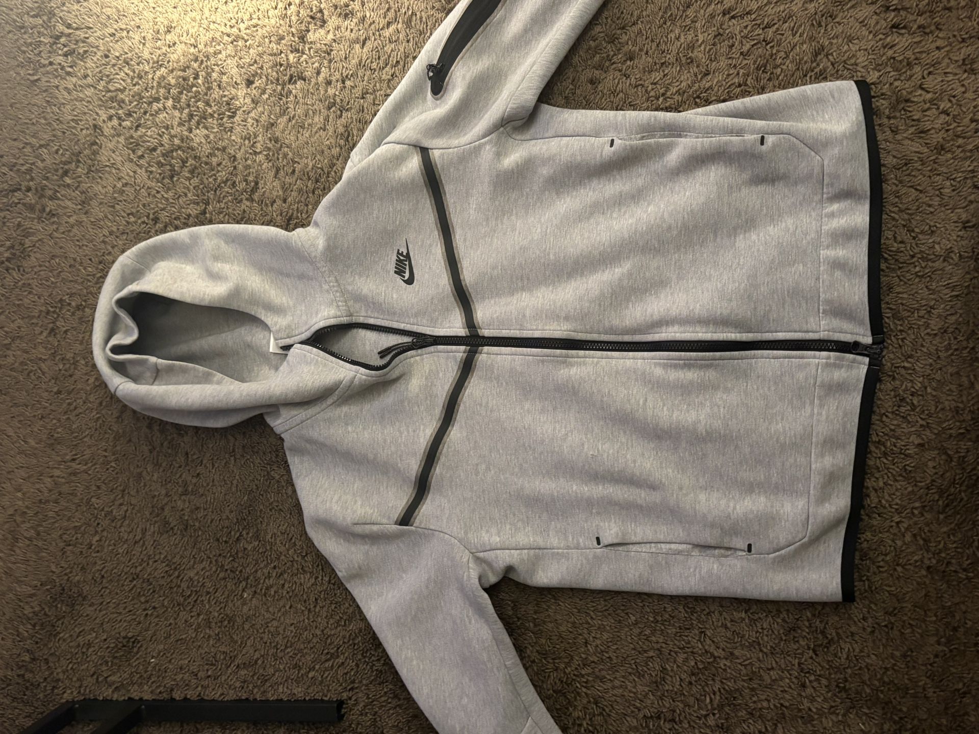 Grey Nike Tech Hoodie