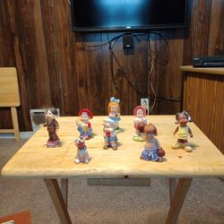 Vintage Glass Little Rascals Figures 70s Or 80s 
