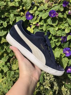 Men’s Puma Suede Classic+ Sneakers in Navy Size 8.5
