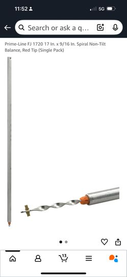 (1) Non-Tilt Spiral Balance For Window 17“x9/16“