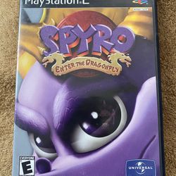 Spyro: Enter the Dragonfly PS2 (Sony PlayStation 2, 2002) Complete & Tested!