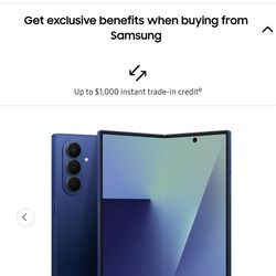 Samsung Galaxy Z Fold 7 - 1 TB - Blue Shadow