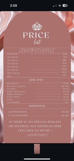 Custom Eternal Flower Bouquets