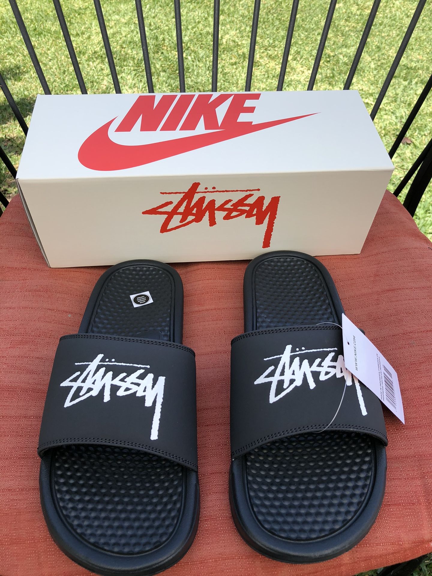 Nike Benassi Stussy Off Noir (Sz 10 In Men)