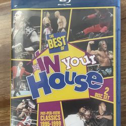 WWE: The Best of WWE In Your House (Blu-ray Disc, 2013, 2-Disc Set) OOP RARE WWF