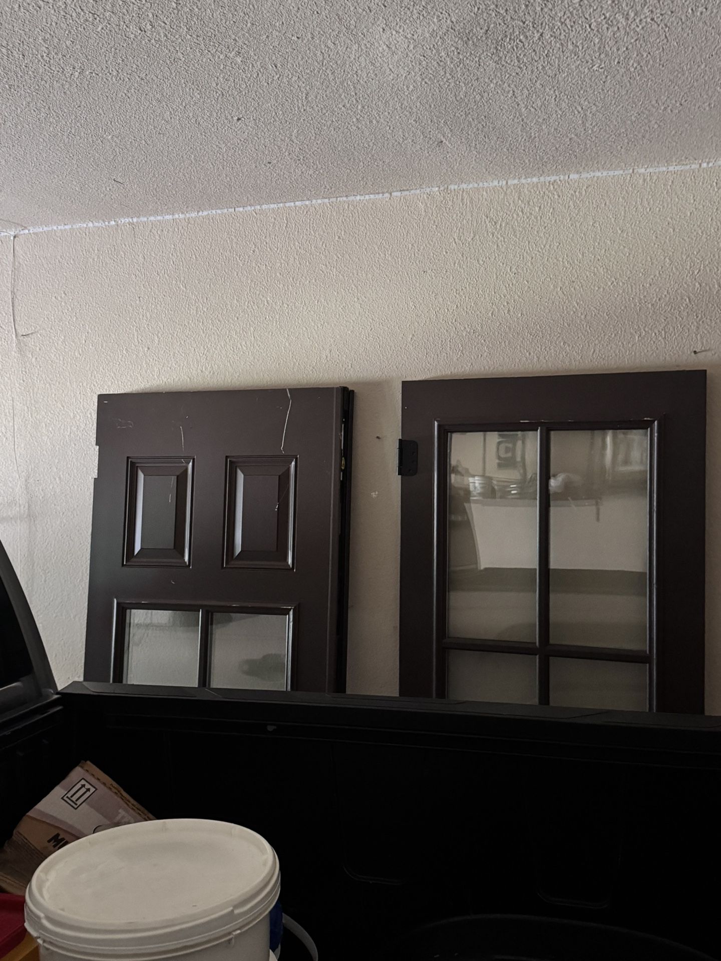 Pair of 36”x80” Insulated Aluminum French Doors — $250