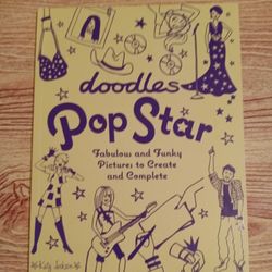 Doodles Pop Stars Paperback Book 
