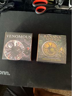 2 - 1oz Spider coin collection